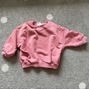 Zara kids oversized sweatshirt